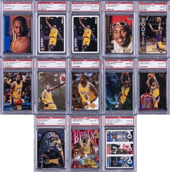 1996-97 and 1997-98 Topps, UD and Assorted Brands Kobe Bryant PSA GEM MT 10 Collection (13 Different) – Including 12 Rookie Cards!